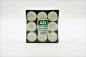 Preview: Öko-Teelichter Rapswachs in Karton mit Biofolie. 27er Pack. Für Tierliebhaber geeignet: 100% vegan!